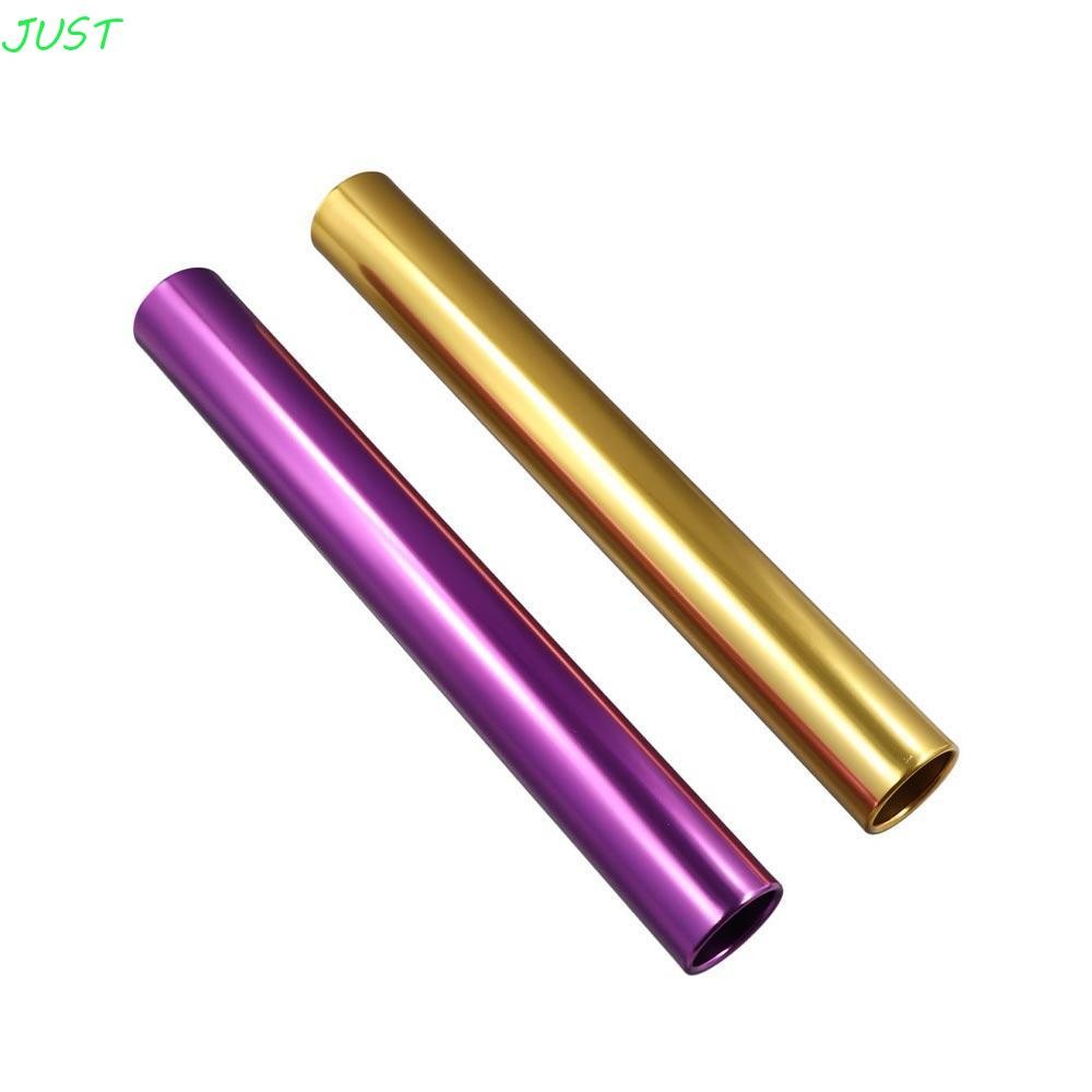 Just รีเลย์ Baton, อลูมิเนียม Track และ Field Relay Track Baton, อุปกรณ์กีฬากรีฑา Hollow สีสัน Running Match Baton การฝึกอบรมการแข่งขัน