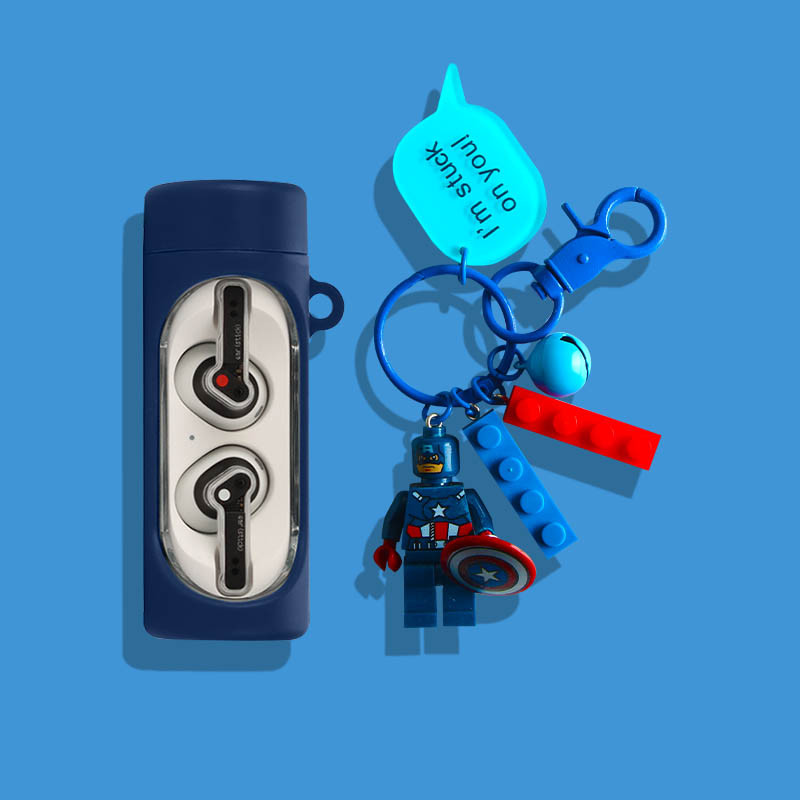 For Nothing Ear Stick Case Silicone Soft Case Cute Stitch Snoopy พวงกุญแจจี้ Nothing Ear Stick เคสกั