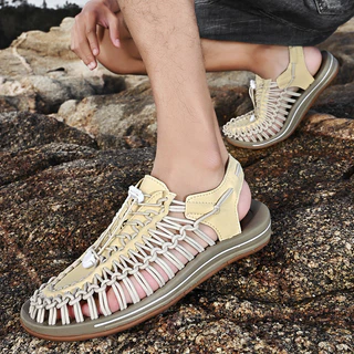 จัดส่งรวดเร็วราคาถูก】รองเท้าแตะเชือกสาน รัดส้น หลากหลายสไตล์ SIZE:35-44