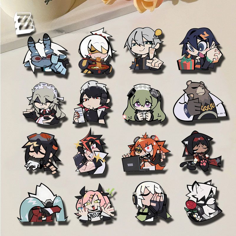 Zenless Zone Zero เข็มกลัดการ์ตูน creative Billy the Kid Von Lycaon badge กระเป๋าเป้สะพายหลังตกแต่งจ