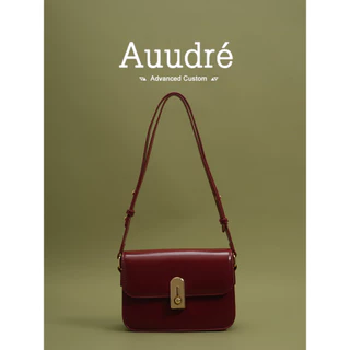 Auure Retro กระเป๋าผู้หญิง 2026 สไตล์ใหม่ฤดูใบไม้ผลิฤดูร้อน All-Match One-Shoulder Messenger กระเป๋าสี่เหลี่ยมเล็กกระเป๋า