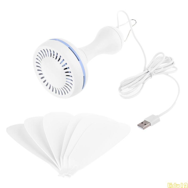 Lidu12 5V USB RV พัดลมเพดาน USB เต็นท์ท่องเที่ยวพัดลมสําหรับเตียง Camping แขวนกลางแจ้ง