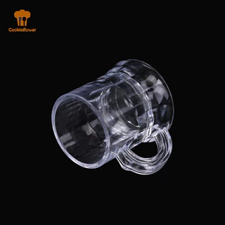 CKFR 1PC 2oz ถ้วยเบียร์ขนาดเล็กจับพลาสติก Whisky สําหรับ Party แก้ว Barware ห้องครัวรับประทานอาหารบาร์บ้านสวนตกแต่งใหม่