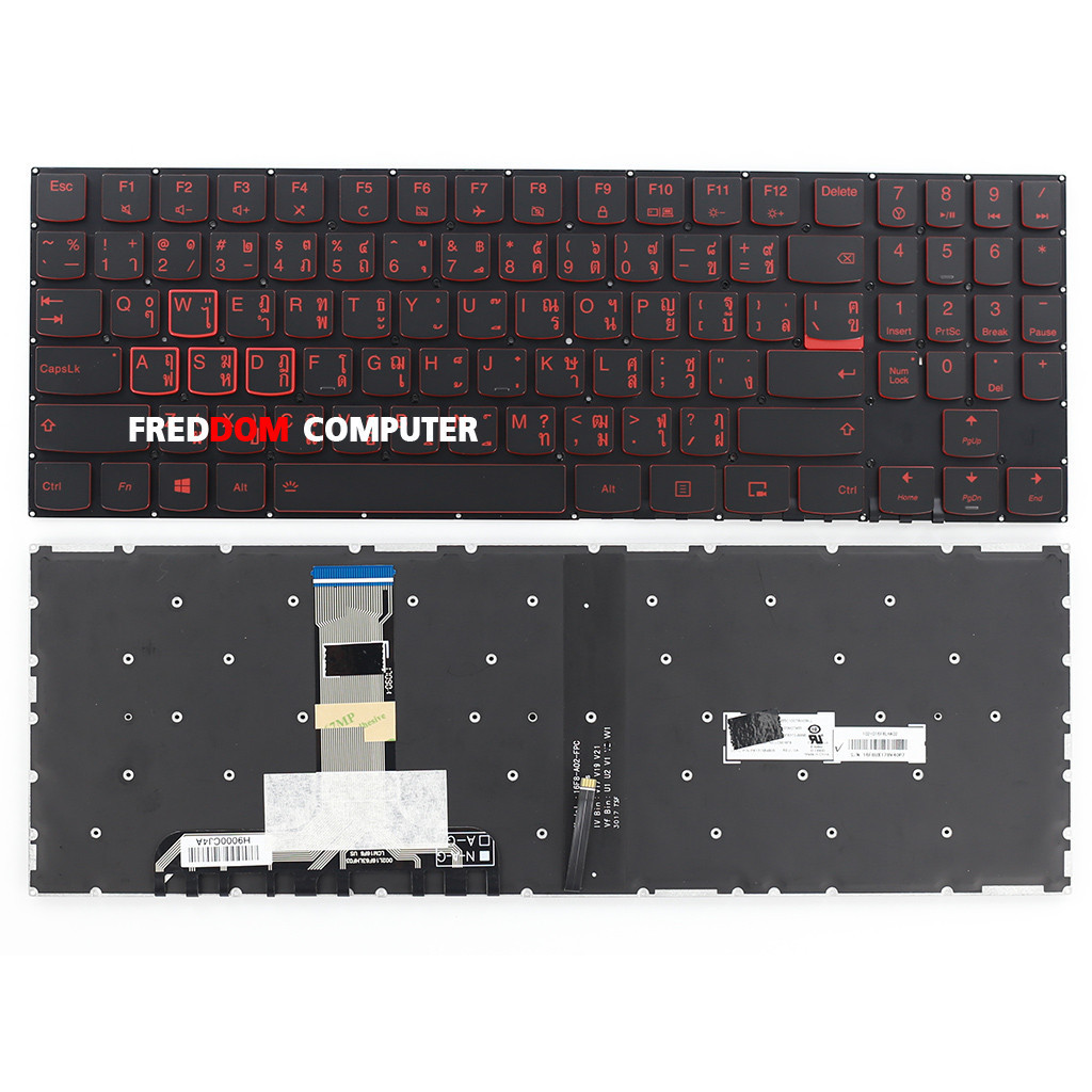 คีย์บอร์ด Lenovo Legion Y520 Y530 Y540 Y520-15IKB Y720 Y720-15IKB Y7000P Y530-15ICH Y530-15ICH-1060 
