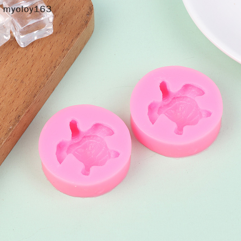 Myoloy เรขาคณิต Sea เต่าแม่พิมพ์ซิลิโคนแม่พิมพ์สําหรับเต่าใช้เรซิ่นอีพ็อกซี่ Mould DIY ช็อกโกแลตสบู่ Casg Mould TH