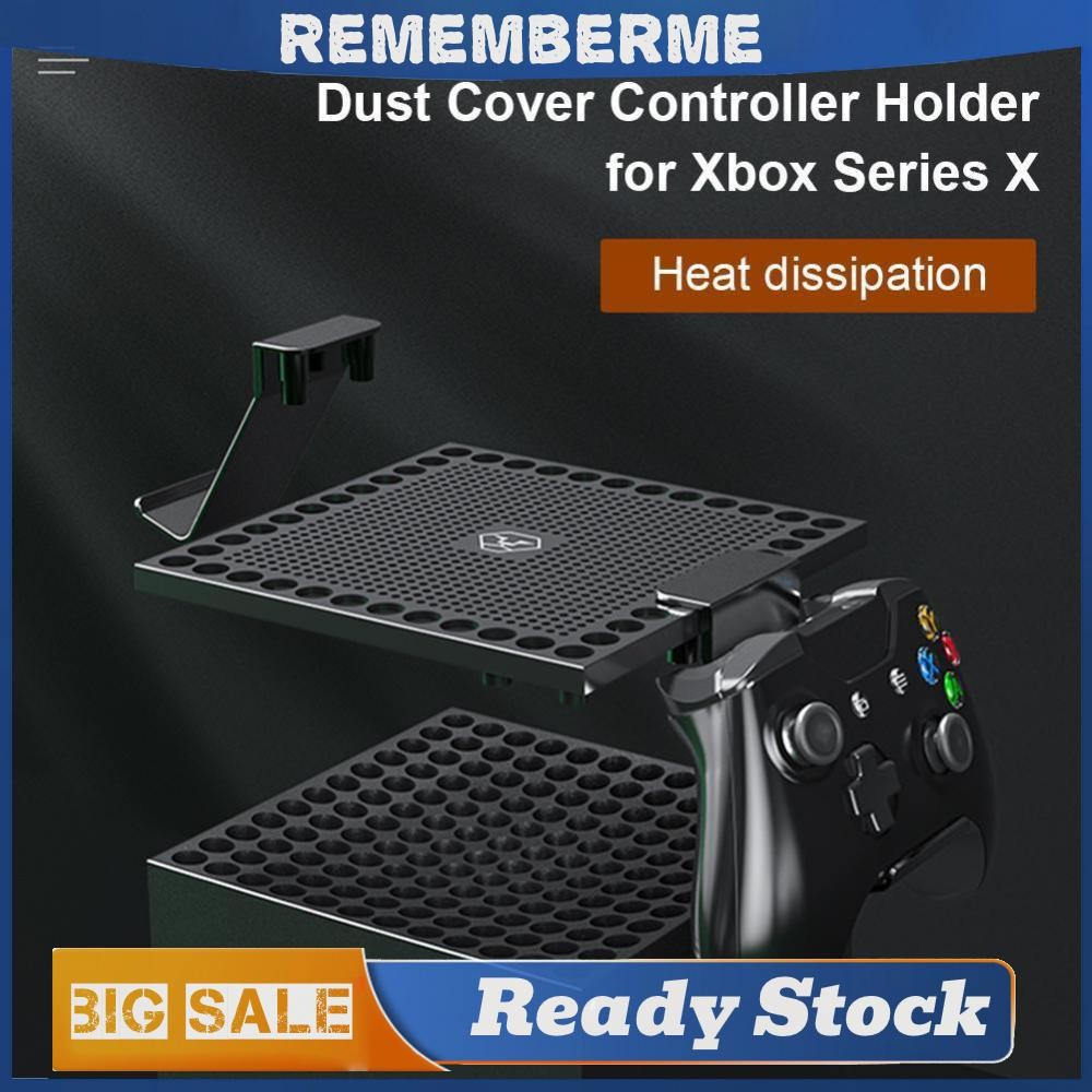 สําหรับคอนโซล Xbox Series X ฝาครอบกันฝุ่น ABS พร้อมที่แขวนหูฟังคอนโทรลเลอร์