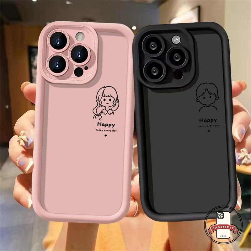 คู่รักการ์ตูนน่ารักเด็กผู้ชายน่ารักเคสอ่อนสำหรับ Redmi 13C 10A 9A 10C 12C 10 12 9C Note 13 10s 11s 10 12 11 Pro POCO X5