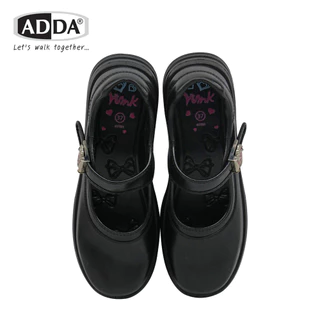 ADDA 41T01-W1 NEWPRODUCT "รองเท้านักเรียน PU: พื้นที่ส่วนตัวในโลกของวัยรุ่น! สร้างแรงบันดาลใจและสวม