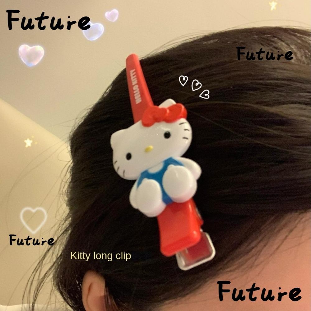Future Sanrio Hello Kitty กิ๊บติดผม, Lady Bangs Side Barrette ของขวัญการ์ตูนอะนิเมะ Hairpin, น่ารักแต่งหน้าเครื่องมือสาว Headwear