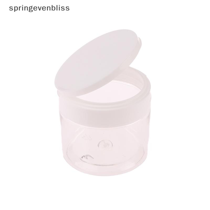 Springevenbliss Face Cream Jar 280ml ขวดเปล่า Palastic Facial Mask ปากกว้าง Flap ขวดเครื่องสําอางขวดรีฟิล Skincare Springevenbliss