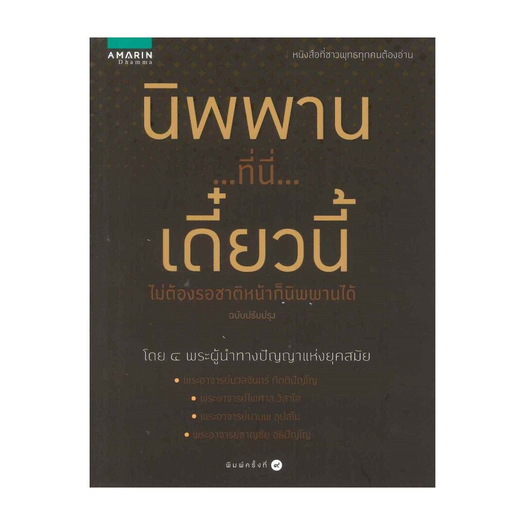นายอินทร์ หนังสือ นิพพาน..ที่ที่..เดี๋ยวนี้