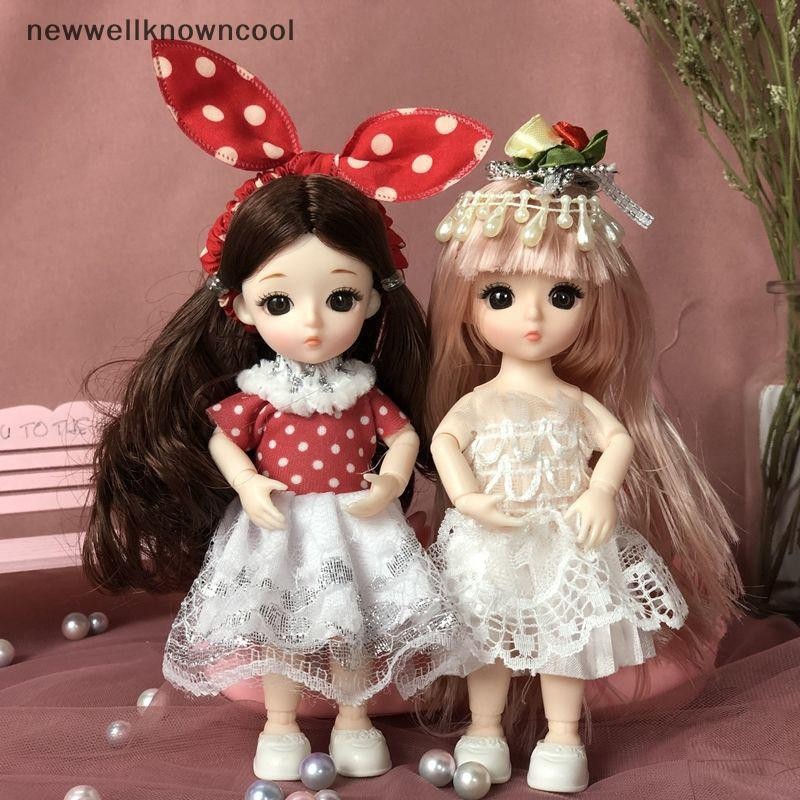 Newwellknowncool 16-17 ซม.ตุ๊กตาเสื้อผ้า Dress Up กระโปรงชุดของขวัญที่ดีที่สุดสําหรับเด็ก DIY ของเล่นเด็กผู้หญิง AAD