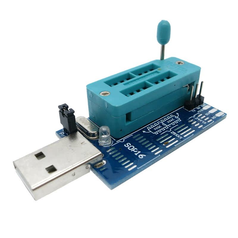 Bios Board MX25L6405 W25Q64 USB Programmer LCD Burner CH341A Progammer สําหรับ 24 25 Series