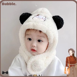 ฟอง หมวกฤดูหนาวเด็กหมวกผ้าพันคอ, ชิ้นเดียวขน มารยาท เด็กหมวก…