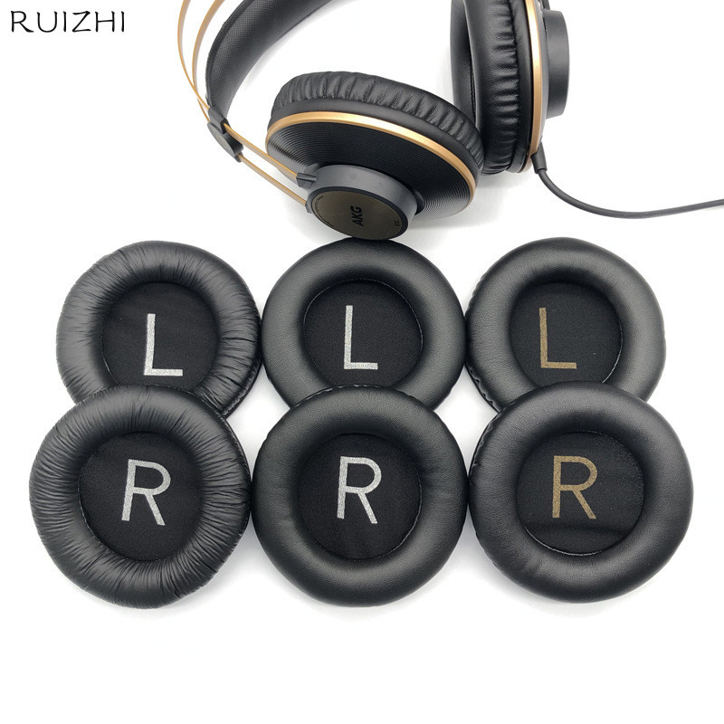2 ชิ้นแผ่นรองสําหรับ AKG K52 K72 K92 K240 242 AKGK240 AKGK52 หูฟังเปลี่ยนแผ่นรองหูฟังเบาะถ้วยแผ่นรองหูฟังอะไหล่ซ่อม