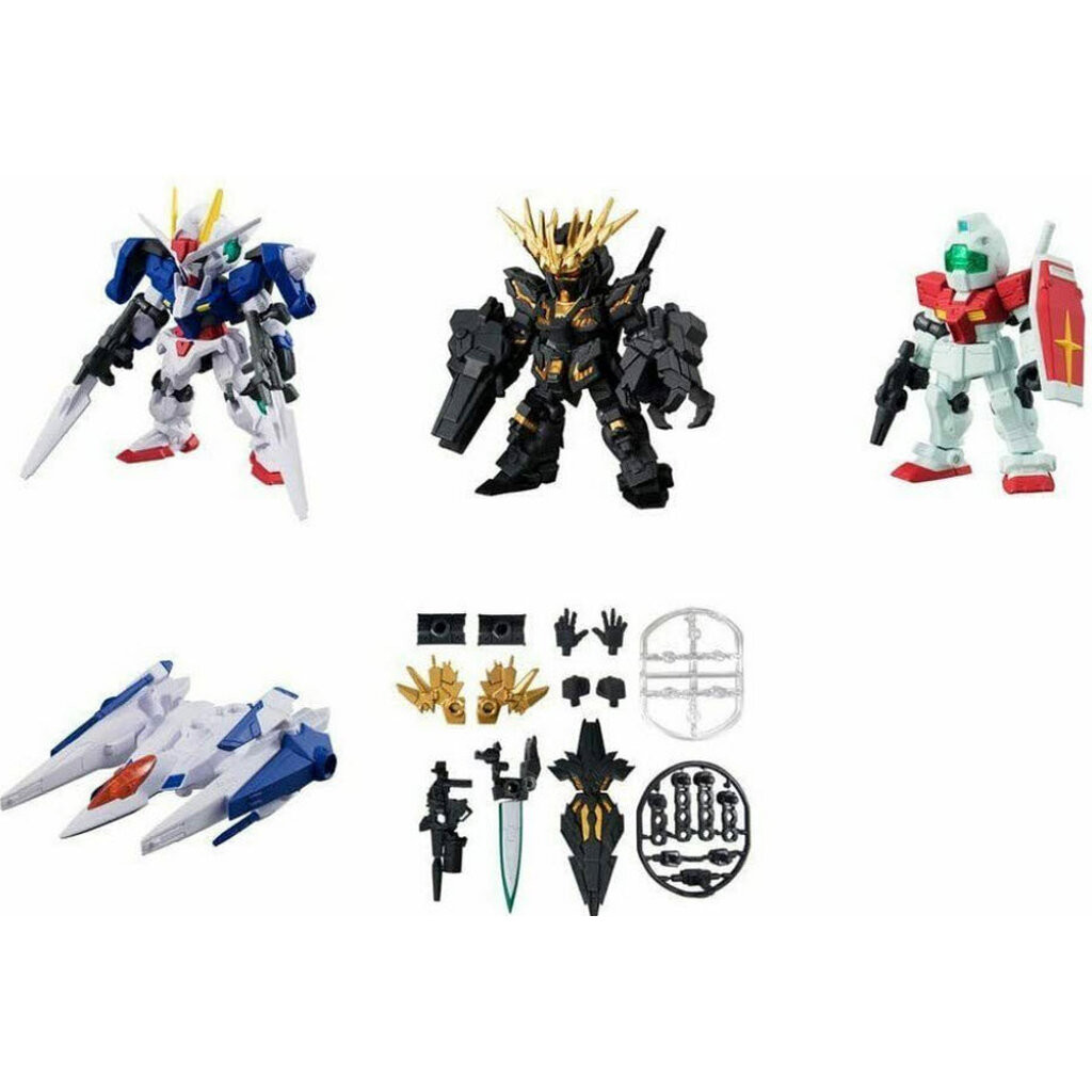 Bandai Gashapon 4549660114635 ได้ครบ 5 แบบ (U) GD MOBILE SUIT ENSEMBLE 02
