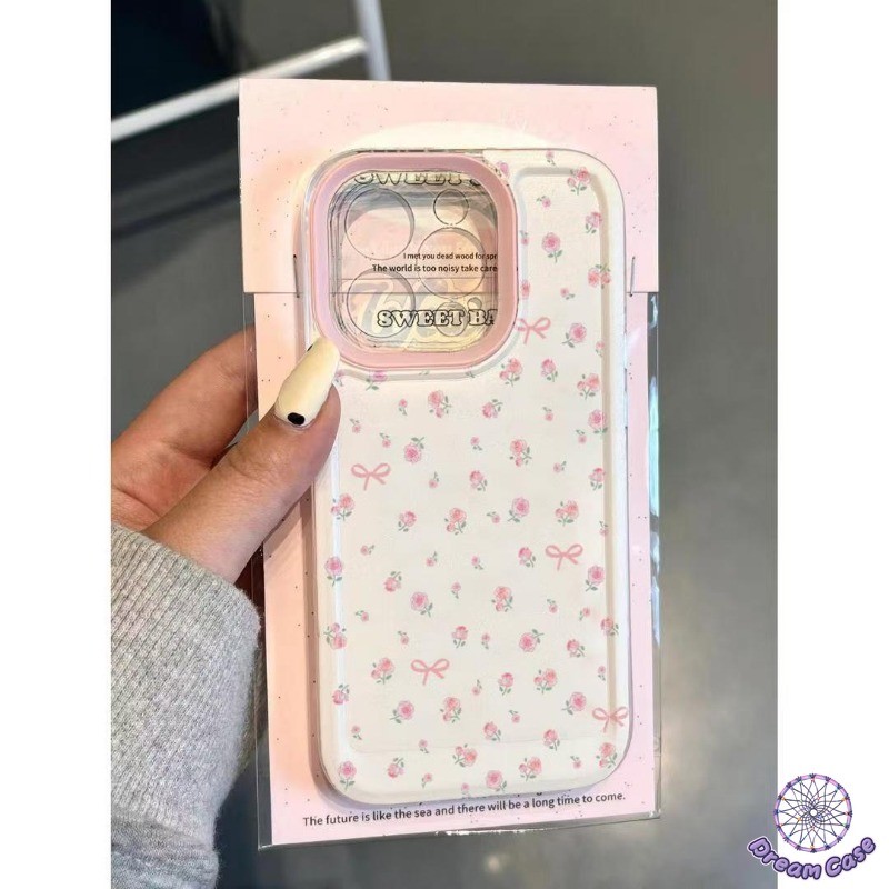 แฟชั่นโรแมนติกดอกกุหลาบน้อยเคสสำหรับ OPPO A18 A16 A38 A15 A54 A78 A57 A7 A58 A53 A77 A17K A12 A17 Reno 5 5F