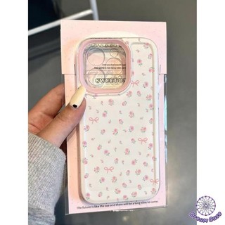 แฟชั่นโรแมนติกดอกกุหลาบน้อยเคสสำหรับ OPPO A18 A16 A38 A15 A54 A78 A57 A7 A58 A53 A77 A17K A12 A17 Reno 5 5F