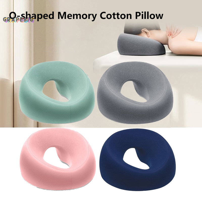 <Grapebig> Ergonomics Lying Downหมอนหน่วยความจําโฟมBreathable Head RestสนับสนุนหมอนBodyนวดFace Restหมอนสําหรับร้านเสริมสวยNice