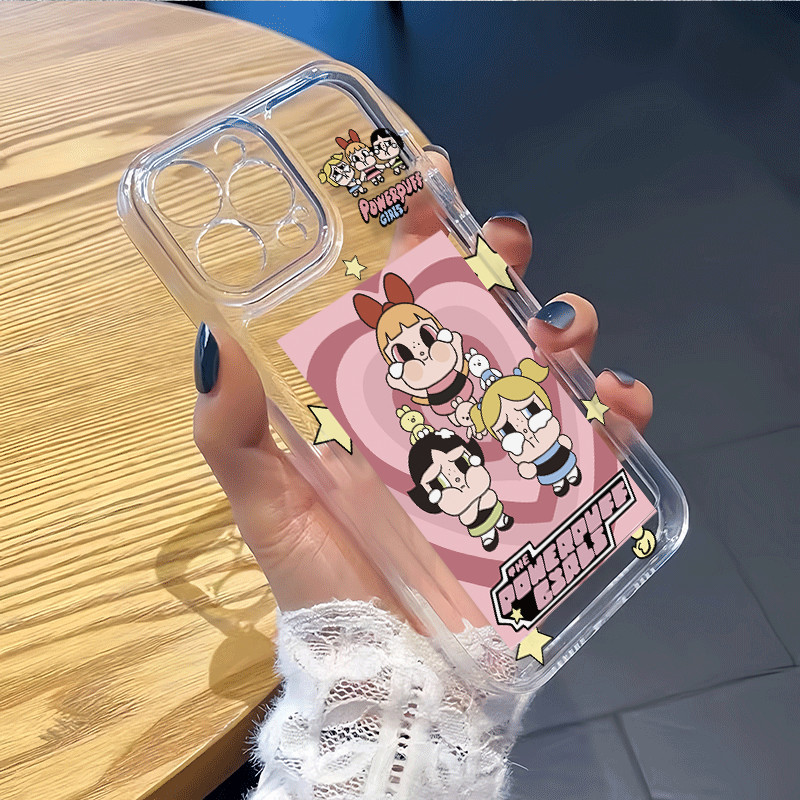 GOOD เคสโทรศัพท์มือถือแบบนิ่ม น่ารัก อ้วน ตุ๊กตุ๊ก สําหรับ iPhone 16 15 14 13 12 11 Pro Max X/Xs Xr 7 8 Plus CRYBABY