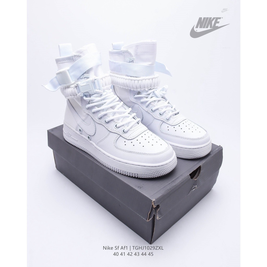 Nike Air Force 1 AF1 SF รองเท้าผ้าใบแฟชั่นคุณภาพสูงสำหรับผู้ชาย vabp