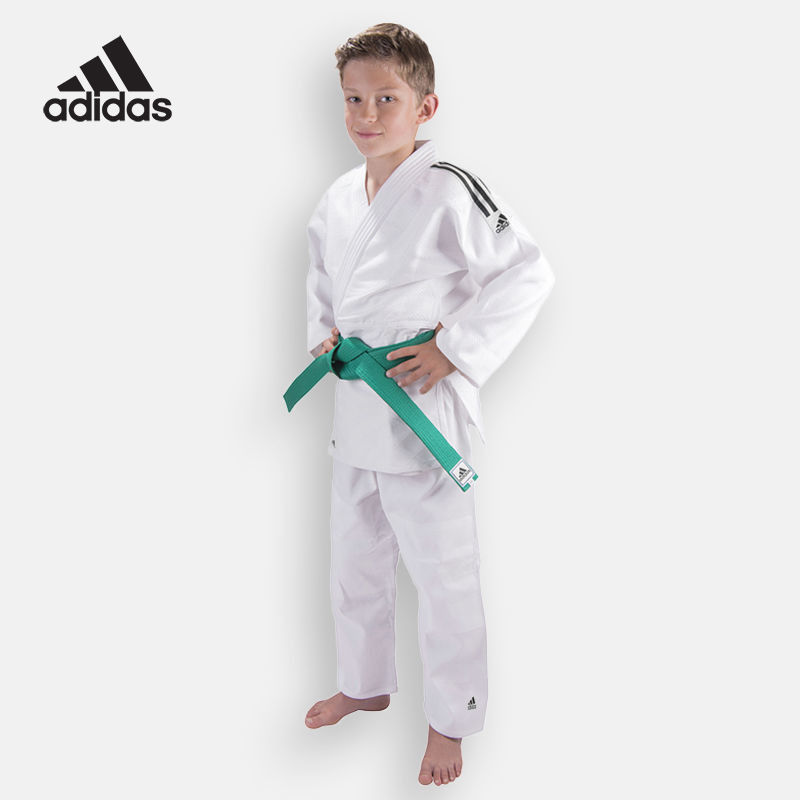 Adidas adidas adidas J350 Children Judo Suit Boys Girls Judo Training Competition Suit ฟรีเข็มขัดสีข