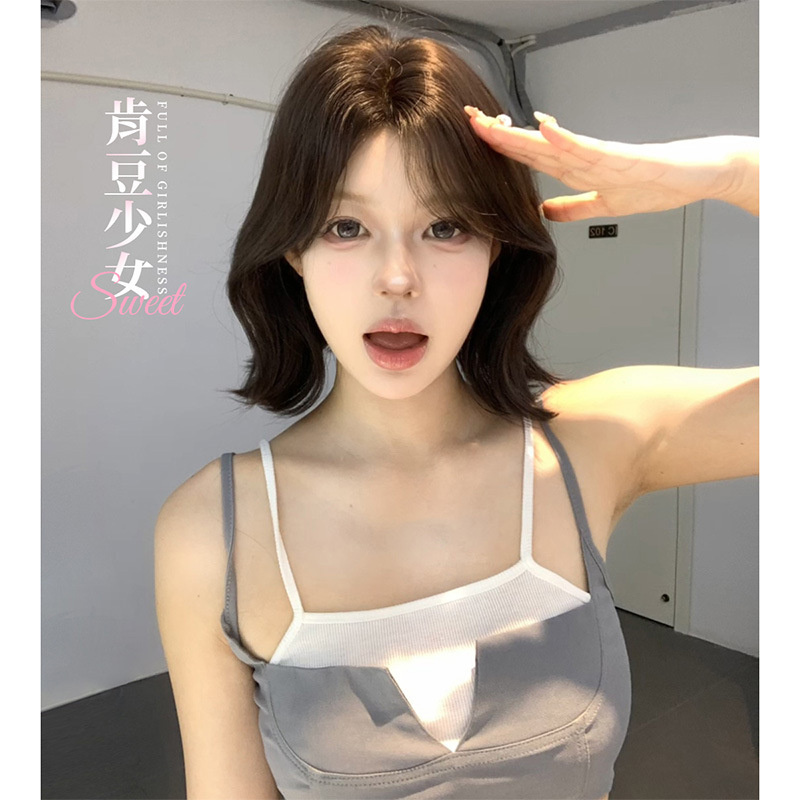 Dm560 วิกผมสั้นแฟชั่น Classy หญิงทุกวัน Influencer สไตล์เดียวกัน Age-Reduction bobo Head สไตล์ใหม่ธรรมชาติเต็มหมวกสไตล์