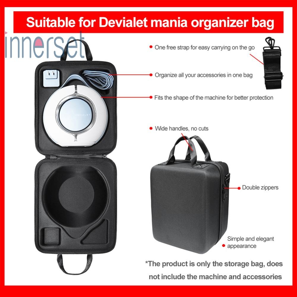 กระเป๋าพกพากระเป๋าถือป้องกันสําหรับ Devialet Mania ลําโพงกลางแจ้ง [innerset.th]