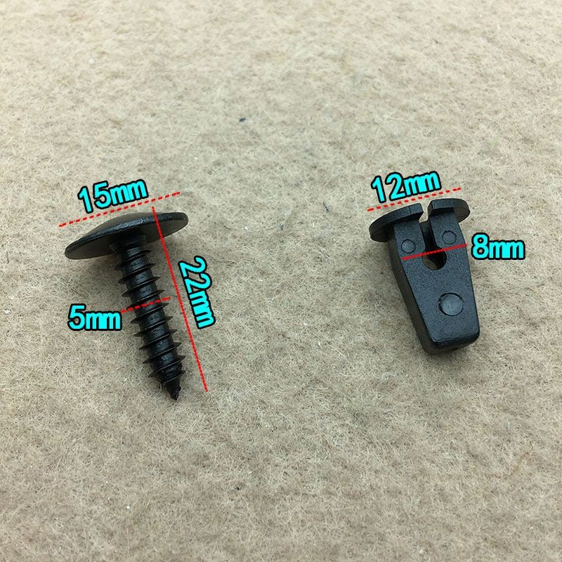 Audi A6L A4L A8 Q8 A1 A5 S5S6S7S8 Mudguard Fender Lining สกรูหัวเข็มขัดคลิป Audi Auto Repair Parts