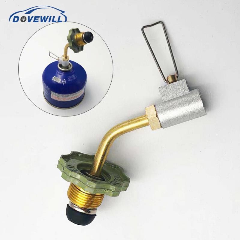 [Dovewill] Outdoor Camping Gas Refill Adapter Connector Gas Flat กระบอก Coupler Adaptor BBQ Hiking G
