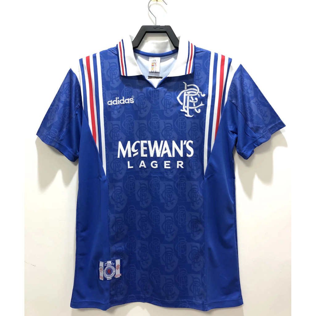 96-97 Wanderers Home Retro Football Sports เสื้อยืดแขนสั้น