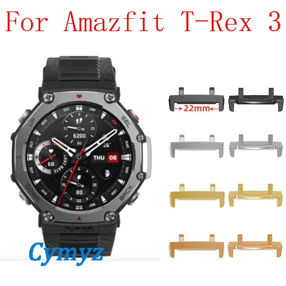 สายนาฬิกาอะแดปเตอร์เปลี่ยนโลหะ Link สิ่งที่แนบมาสําหรับ huami Amazfit T-Rex 3 สร้อยข้อมืออุปกรณ์เสริม