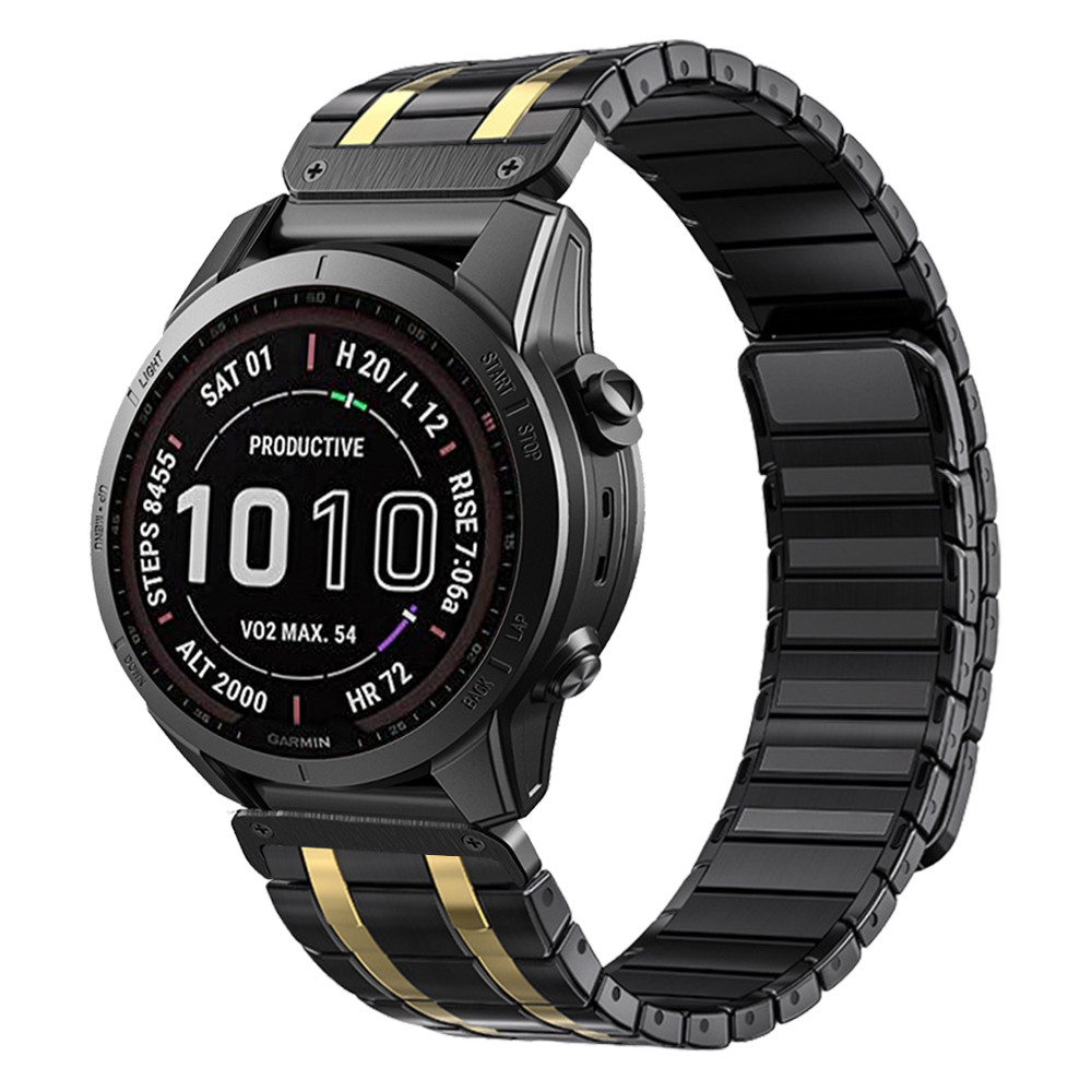 26 มม.สแตนเลสแม่เหล็ก Quick Fit สายคล้องคอสําหรับ Garmin Fenix 8 51 มม.7X Pro 6X 5X Plus 3 HR Enduro