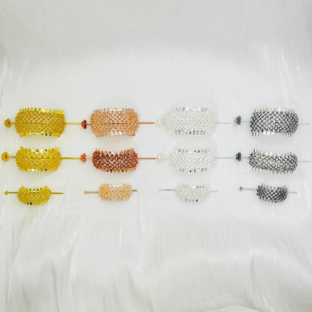 รัดเกล้าดอกพิกุล S/M/L เครื่องประดับผม มี 3 ขนาดสวมใส่ประดับชุดไทย ลอยกระทง