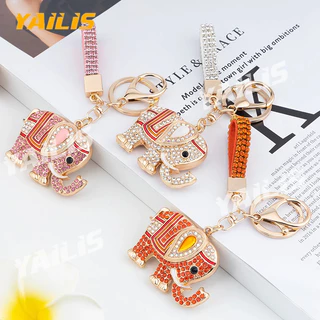 YAiLiS พร้อมส่ง💖 กุญแจช้าง กุญแจคริสตัล กุญแจช้าง ของฝาก ของขวัญ