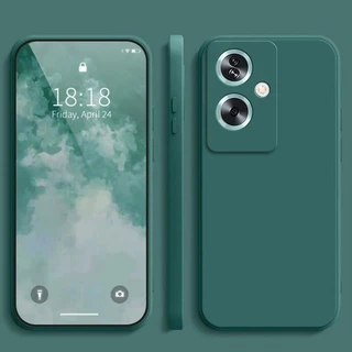เคส OPPO A79 5G สีทึบ OPPO A79 5G เคสซิลิโคนป้องกันการตกสีธรรมดาเรียบง่าย YT