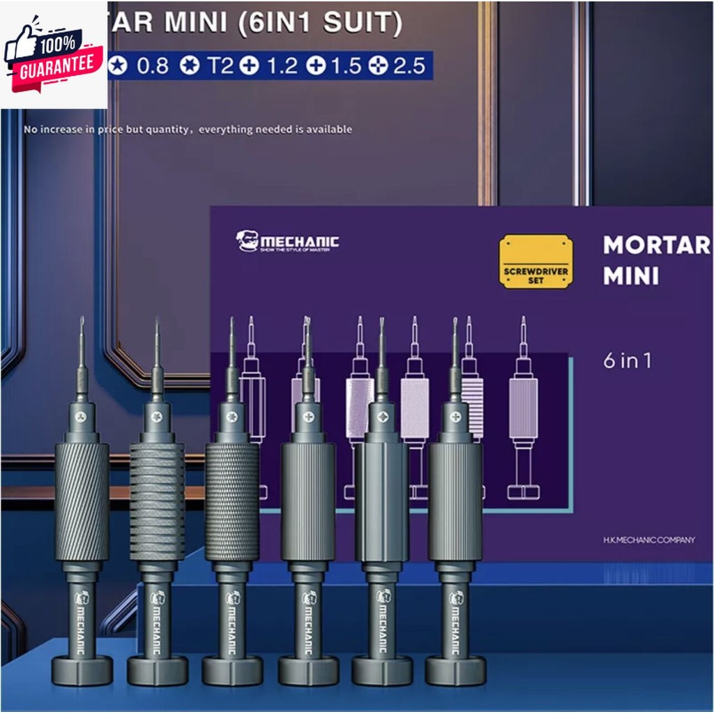 ไขควงMECHANIC MORTAR Mini 6in1（ชุด）