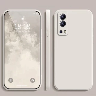เคส Vivo y72 5g Y52 5g สีทึบ Vivo Y52 5g / y72 5g เคสซิลิโคนป้องกันการตกสีธรรมดาเรียบง่าย YT