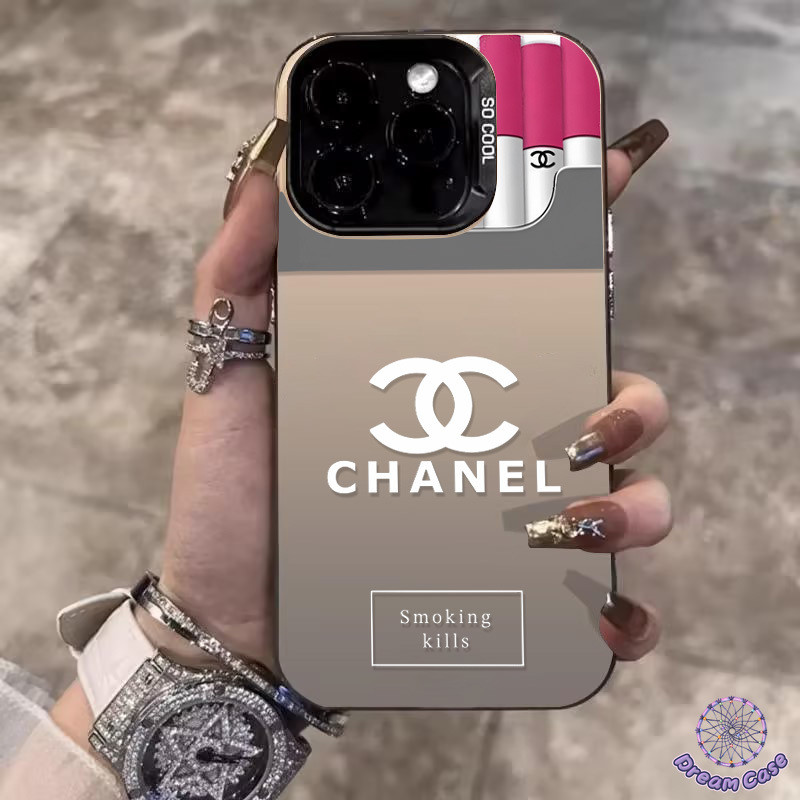 แฟชั่นเคสก้นบุหรี่แบรนด์แฟชั่นเข้ากันได้กับ IPhone 13 11 15 12 14 Pro Max 7Plus XR X XS Max 15 8 7 14 Plus SE 2020