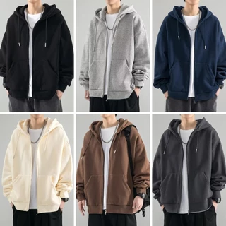 56MEN Hoodie A01 เสื้อฮู้ดชาย กันหนาว สีพื้น แขนยาว โอเวอร์ไซซ์ ฮู้ด Clothing ผู้ชาย Man