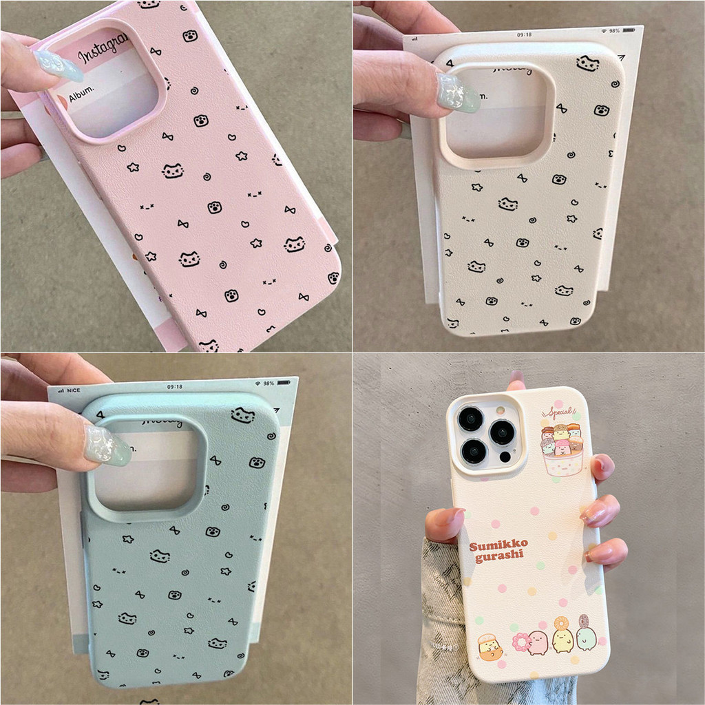 เคสโทรศัพท์ For IPhone 11 X XS XR 13 14 15 12 16 Pro Max 11Pro Max 16 Plus 15 Pro XS Max เคสมือถือ ปกหนังนิ่มกันกระแทก
