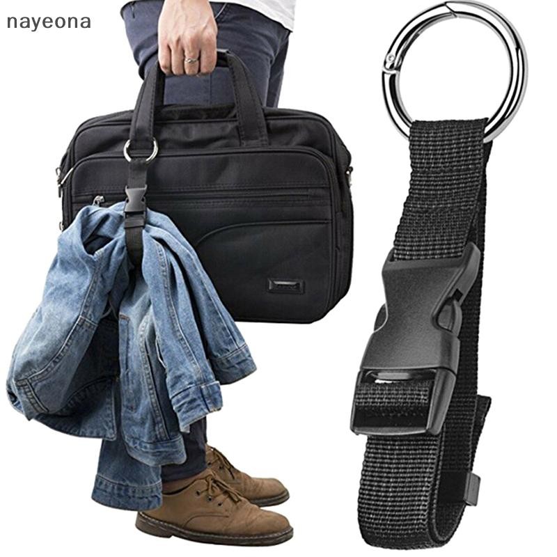 [NAY] 1 ชิ้น Anti-theft ผู้ถือสายรัดกระเป๋าเดินทาง Gripper เพิ่มกระเป๋ากระเป๋าถือคลิปใช้พกพา EON