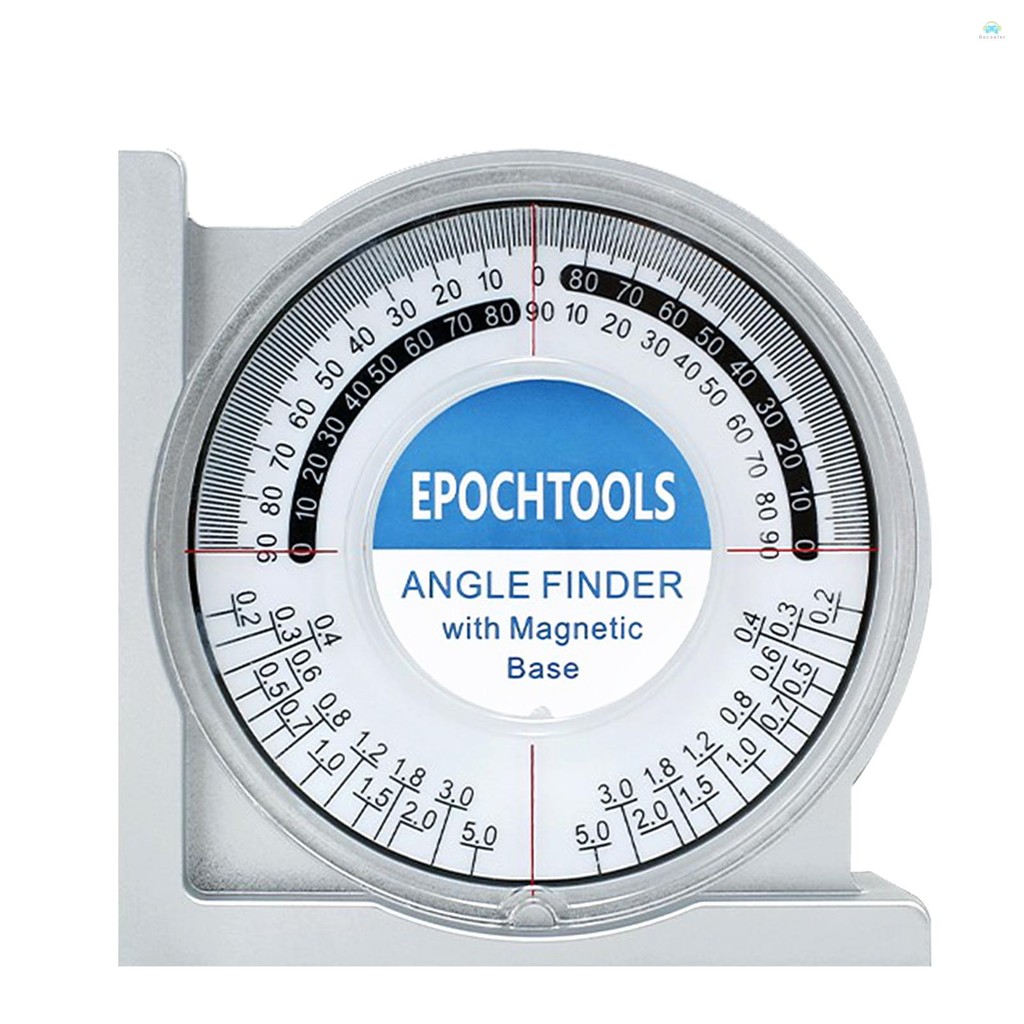 Yb1 มุม FinderMagnetic มุม Finder Locator Mini Inclinometer การวัดเครื่องมือเครื่องวัดมุมเอียงระดับ Dual Level Bubble Back Comparison ตาราง