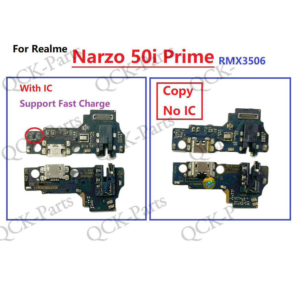 สําหรับ Realme Narzo 50i Prime RMX3235 RMX3506 USB ชาร์จพอร์ต Charger Dock Connector Flex Cable