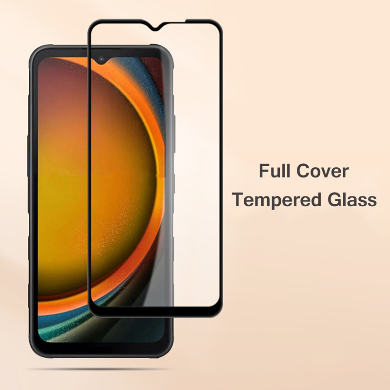กระจกนิรภัยแบบเต็มหน้าจอสําหรับ Samsung Galaxy XCover7 XCover6 Xcover 7 6 Pro 9H Ultra Thin Premium 