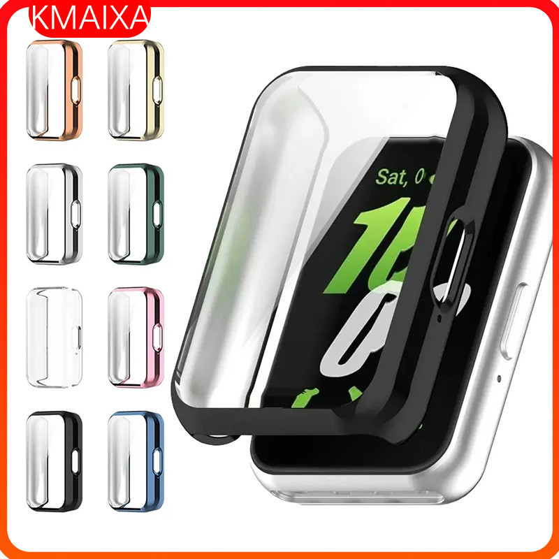 SAMSUNG สําหรับsamsung Galaxy Fit 3 Smartwatch All-รอบTPU Soft Screen Protectorฝาครอบป้องกันกรณีSamsung Fit 3 Smartwatchกันชนอุปกรณ์เสริมฟิล์มสําหรับSamsung Fit 3