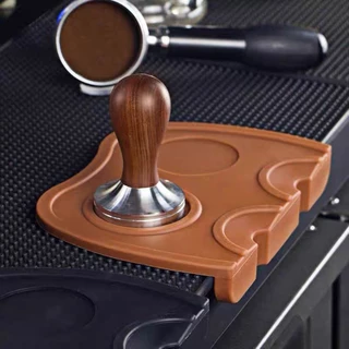 ☕☕☕จัดส่งทันที Coffee Tamper Mat ยางรองแทมเปอร์ ยางรองกดกาแฟ ยางรองโต๊ะกดกาแฟ