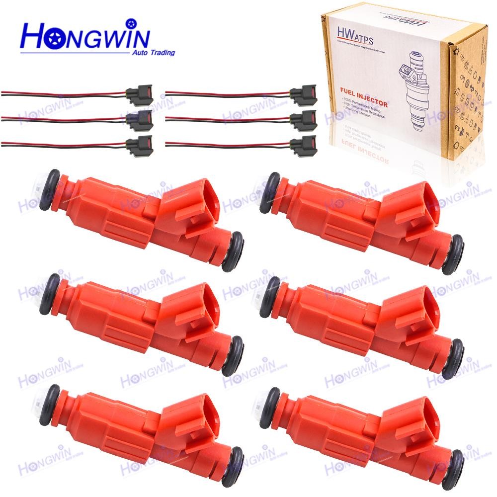 FJ462 ยี่ห้อใหม่หัวฉีดน้ํามันเชื้อเพลิงหัวฉีดและสายไฟสําหรับ Ford Escape Mercury Mariner 3.0L 2008-0