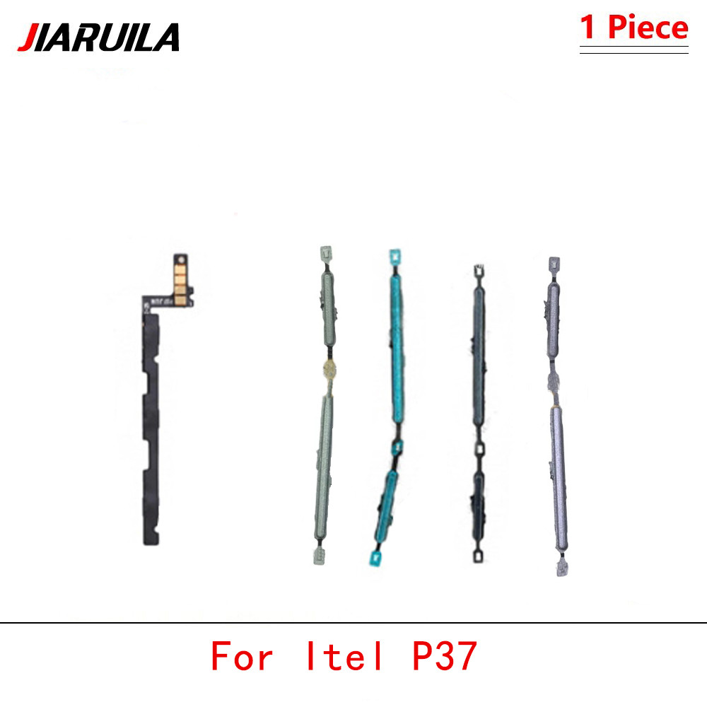 กุญแจด้านข้างสําหรับ Itel P37 P651L สวิทช์ปุ่มปรับระดับเสียงเปิดปิดลง Flex Cable