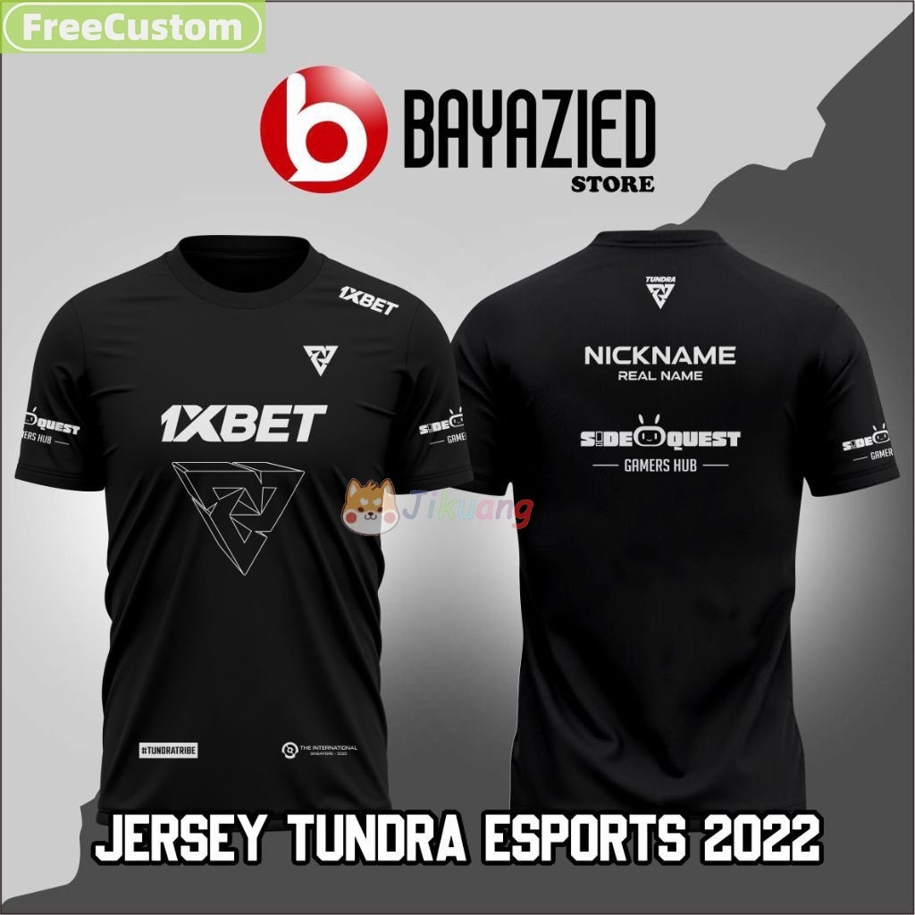 เสื้อเจอร์ซีย์ TUNDRA ESPORTS WINNER TI 11 DOTA2 2022Free Custom ชื่อและหมายเลข